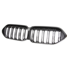 Nieren Grill glanz Schwarz Doppelsteg passend für BMW 2er Gran Coupe F44