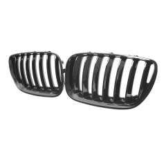 Nieren Grill glanz Schwarz Einzelsteg passend für BMW X5 E53 Facelift