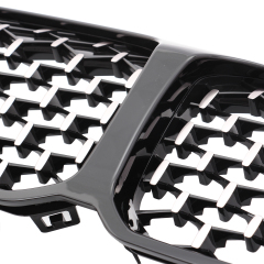 Nieren Grill Schwarz Chrom Mesh-Design passend für BMW 1er F40