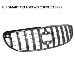 Kühlergrill glanz Schwarz GT Panamericana passend für Smart Fortwo W453 Coupe Cabrio