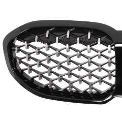 Nieren Grill Schwarz Chrom Mesh-Design passend für BMW 1er F40