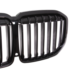 Nieren Grill glanz Schwarz Einzelsteg passend für BMW X7 G07