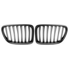 Nieren Grill matt Schwarz Einzelsteg passend für BMW X1 E84