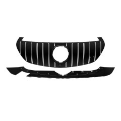 Kühlergrill Chrome Schwarz GT Panamericana passend für Mercedes EQC N293 W293 AMG-Paket