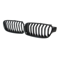 Nieren Grill matt Schwarz 8-teilig passend für BMW 3er F30 F31