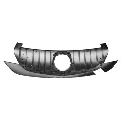 Kühlergrill Chrome Schwarz GT Panamericana passend für Mercedes EQC N293 W293 AMG-Paket