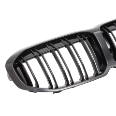 Nieren Grill glanz Schwarz Doppelsteg passend für BMW 1er F40