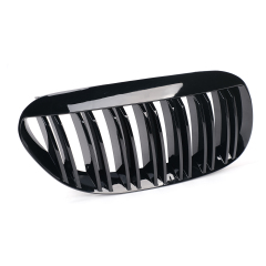 Nieren Grill glanz Schwarz Doppelsteg passend für BMW 6er E63 E64