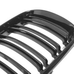 Nieren Grill glanz Schwarz Doppelsteg passend für BMW X5 E53 Vorfacelift