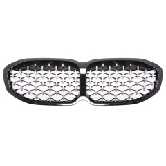 Nieren Grill Schwarz Chrom Mesh-Design passend für BMW 1er F40