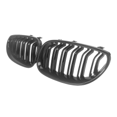 Nieren Grill Carbon Look Doppelsteg passend für BMW 5er E60 E61