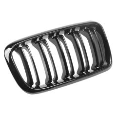 Nieren Grill glanz Schwarz Doppelsteg passend für BMW 7er E38