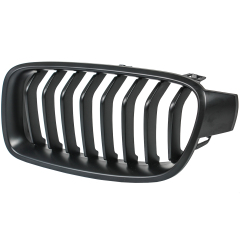 Nieren Grill matt Schwarz 8-teilig passend für BMW 3er F30 F31