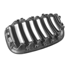 Nieren Grill glanz Schwarz Einzelsteg passend für BMW X5 E53 Facelift