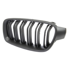 Nieren Grill matt Schwarz Doppelsteg passend für BMW 3er F30 F31