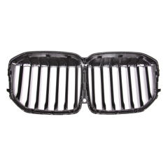 Nieren Grill glanz Schwarz Einzelsteg passend für BMW X7 G07