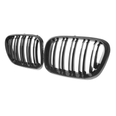 Nieren Grill glanz Schwarz Doppelsteg passend für BMW X5 E53 Vorfacelift