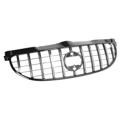 Kühlergrill Chrome Schwarz GT Panamericana passend für Smart Forfour W453 Schr?gheck