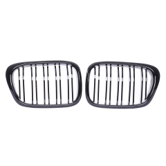 Nieren Grill glanz Schwarz Doppelsteg passend für BMW 5er E39