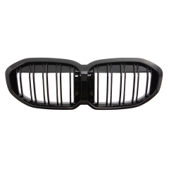 Nieren Grill glanz Schwarz Doppelsteg passend für BMW 1er F40