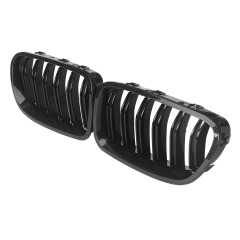 Nieren Grill Carbon Look Doppelsteg passend für BMW 5er F10 F11