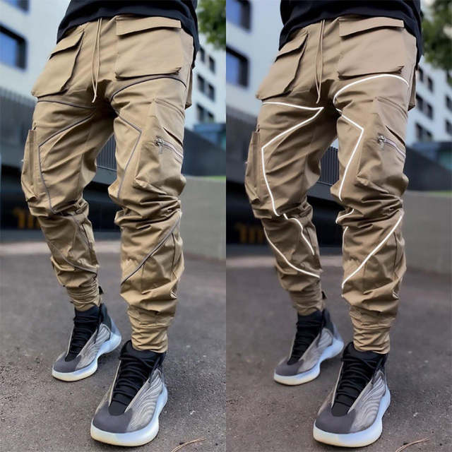 Mens Streetwear Stylish Pockets Track pants