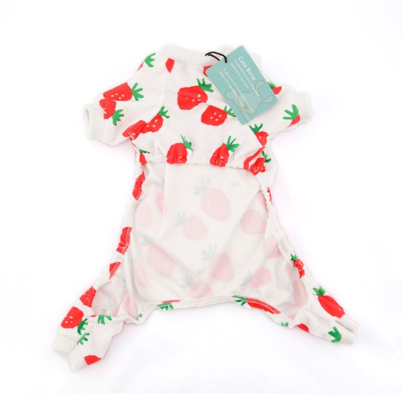 Sweety Strawberry Dog Pajamas