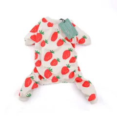 Sweety Strawberry Dog Pajamas