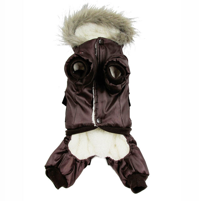 CuteBone Air Man Design Pet Dogs Winter Coat Pet Cloth Puppy Jacket