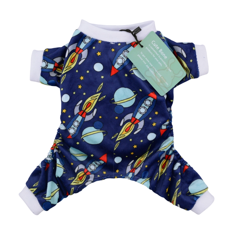 Space Rocket Dog Pajamas