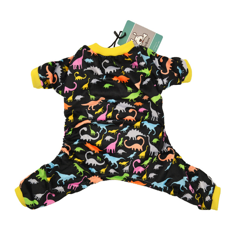 CuteBone Dog Pajamas Puppy Dog Apparel Dog Jumpsuit Pet Clothes Onesie Pajamas P26