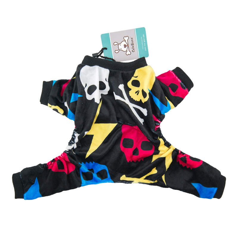 Skeleton dog pajamas -Colorful