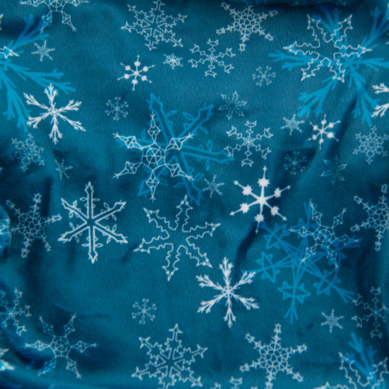 Snowflake blue dog pajamas