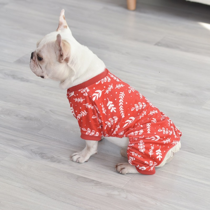 Christmas Red Leaf Pajamas