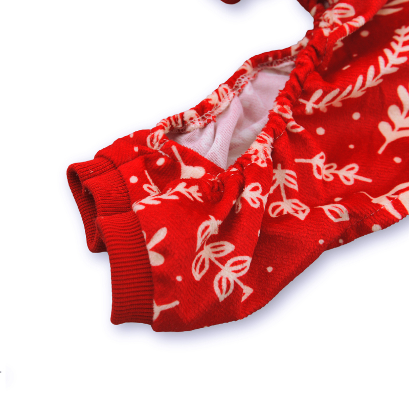 Christmas Red Leaf Pajamas