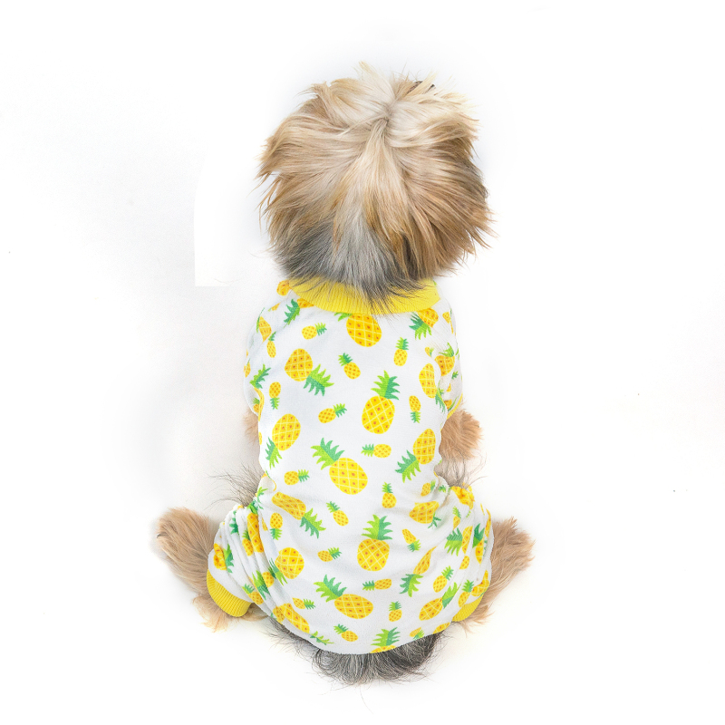 Strawberry&amp;Pineapple Dog Pajamas- 2pcs