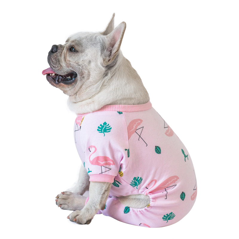 2 pack of Cotton Dog Pajamas - Flamingo&amp;Cat