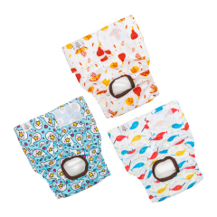3 pack female dog diapers- Narwhals&Pizza