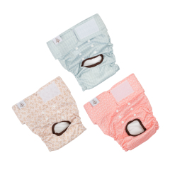 3 Pack Leaf Pattern Female Dog Diapers