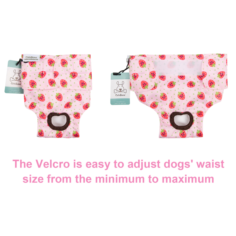 CuteBone Washable Female Dog Diapers 3 Pack