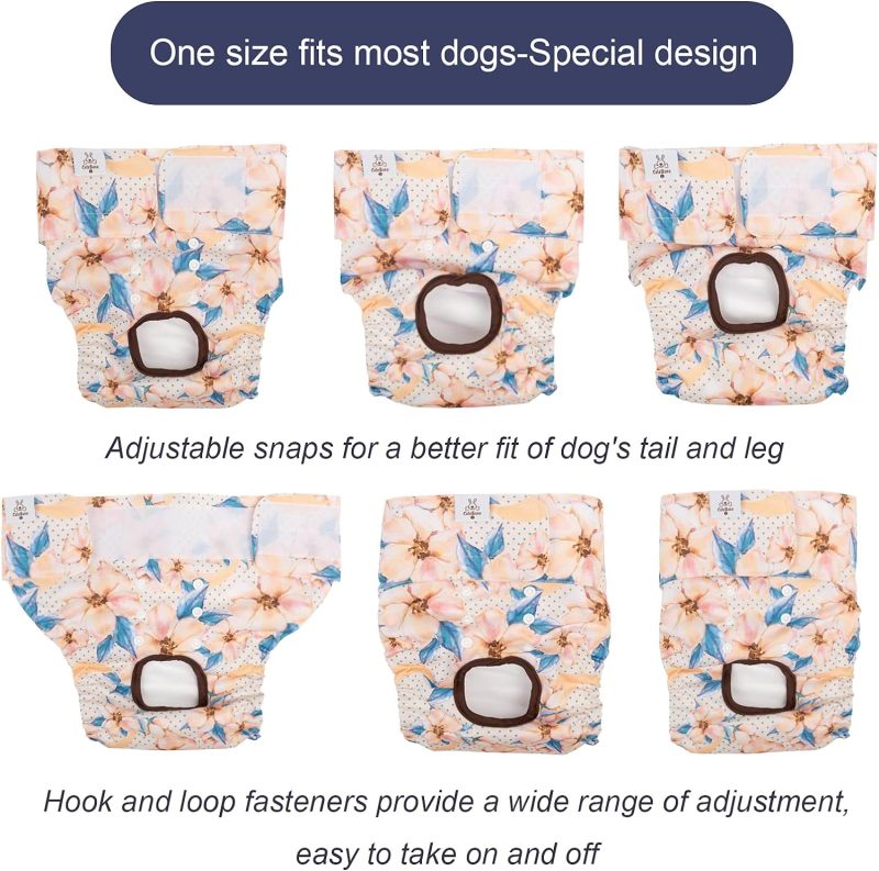 CuteBone Doggie Diapers for Female Dogs D37