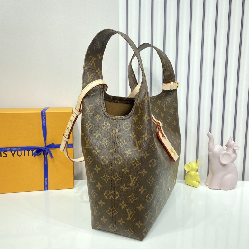 This LV Atlantis large handbag is sourced from Monogram