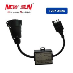 Us 4 Wayto EU 7way Trailer Light Connector Converter