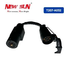 Us 7 Way to EU 7 Way Adapter Trailer Light Converter