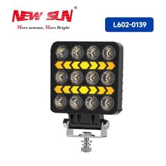 New Black Cover LED Square Headlights 4 Inch LED Work Light for Truck Tracto ATV UTV Boat LED Working Lights