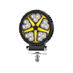 Automotive Truck Forklift off Road Driving Lights Auxiliary Headlight White Yellow Round DRL Work Lights