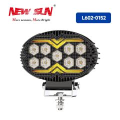 Super Bright Round LED Work Light Modified Car LED Flood Light with Daylight Running Light