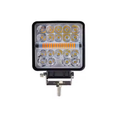 4" Square Auto Working Light Dual Lighting Car Driving DRL Headlamp Strobe Lights for Truck Motorcycles