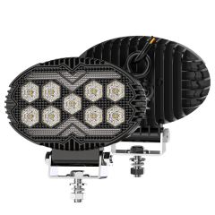 Super Bright Round LED Work Light Modified Car LED Flood Light with Daylight Running Light