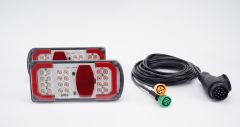 Lcv /Bike Carriers/Racks Position/Stop/Fog/Reverse/Direction/Plate 843s (ARC) 12 LED Multifunctional Rear Lamp